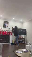 VR Stick Slips and Breaks TV Screen
