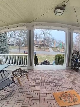Doorbell Camera Records Woman Falling Outside House
