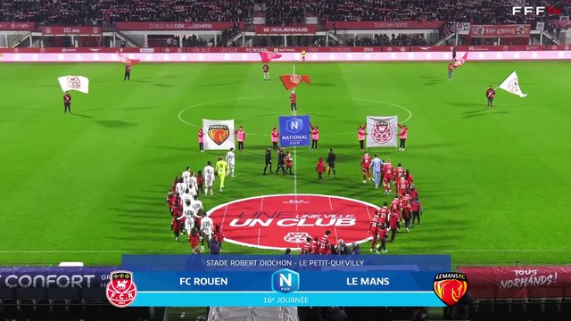 J16 I FC Rouen 1899 vs Le Mans FC en replay (2-2) I National FFF 2024-2025