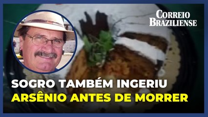 Caso do bolo envenenado: sogro de mulher presa também ingeriu arsênio