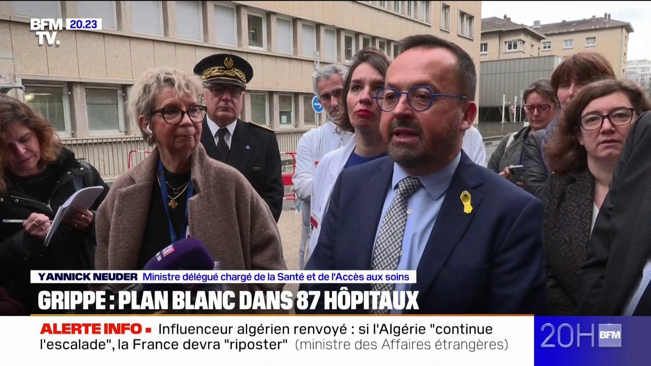 Épidémie de grippe: "Il faut davantage encourager la vaccination", appelle Yannick Neuder, ministre délégué à la Santé