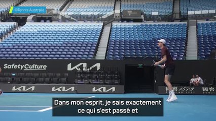 Open d’Australie - Sinner : “Je n'ai rien fait de mal”