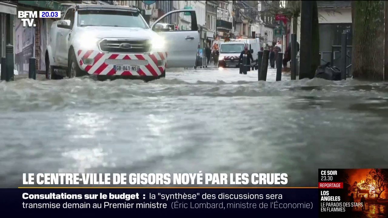 Crues en Seine-Maritime: l'Epte a atteint son plus haut niveau depuis 30 ans à Gournay-en-Bray