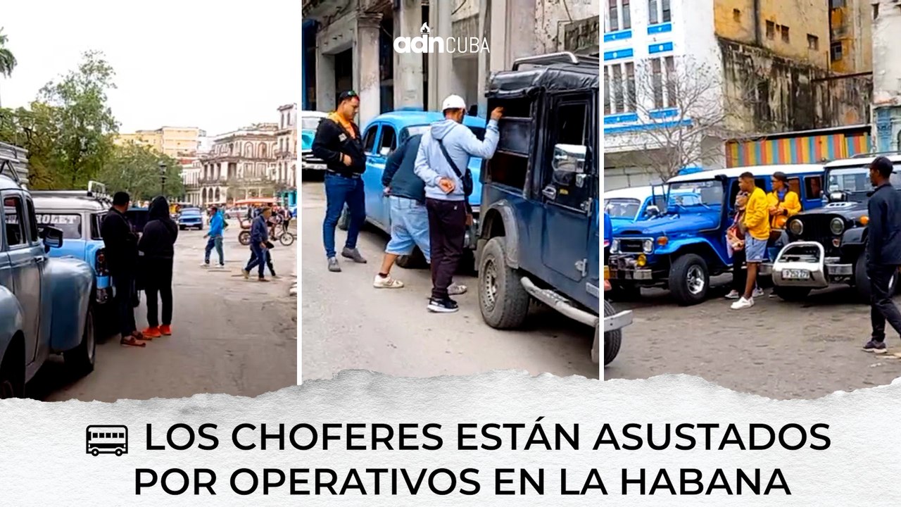 🚌 Los choferes están asustados por operativos en La Habana 🇨🇺