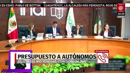 Comisionada del INAI afirma que presupuesto otorgado no alcanza para cubrir cuatro meses