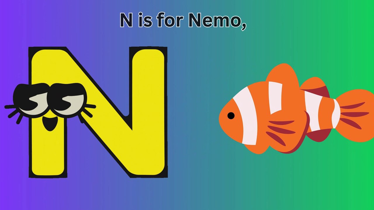 Alphabet Fish Song | Educational A to Z for Kids 🐡🎼 Kids Learning Fun! A to Z Learning for Kids! 🌊🎵