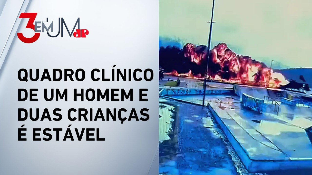 Acidente aéreo em Ubatuba: Estado de saúde da m...