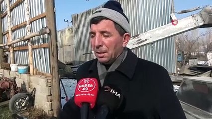 40 yıllık emeği bir gecede kül oldu!