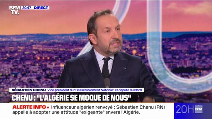Influenceur algérien renvoyé en France: "On ne peut pas se faire imposer par un pays tiers ses desiderata", affirme Sébastien Chenu, député RN