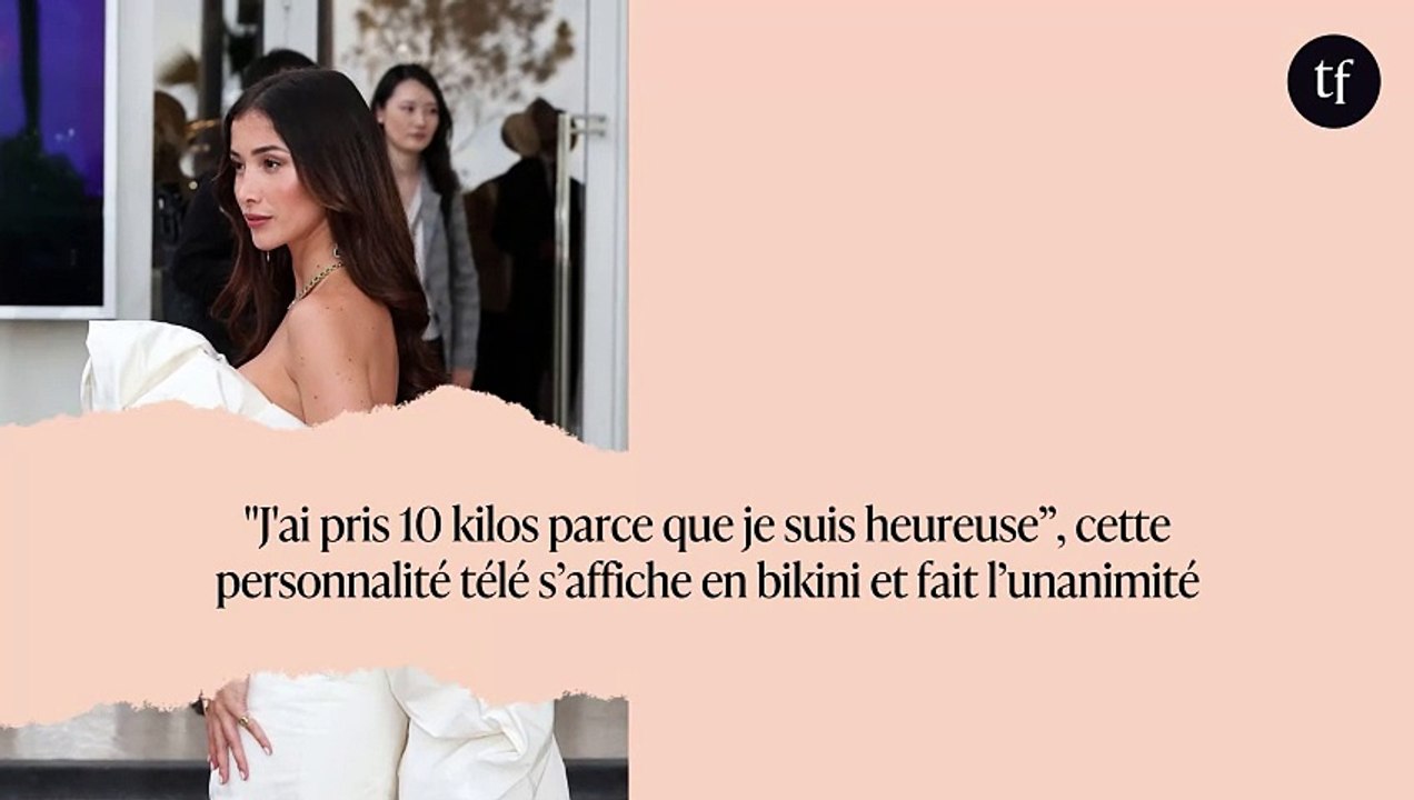 "J'ai pris 10 kilos parce que je suis heureuse”, cette personnalité télé s’affiche en bikini et fait l’unanimité