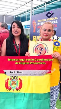 Alma Plus Tv entrevistó a la vocera de la coordinadora de mujeres productivas de Bolivia