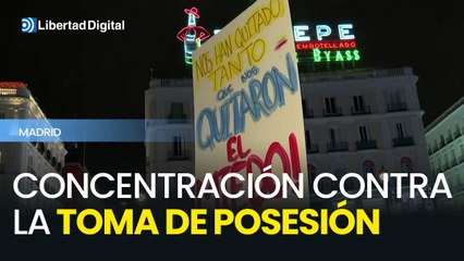 Venezolanos se concentran en Madrid contra la toma de posesión de Maduro