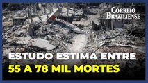 Número de mortos de Gaza pode estar subestimado em 40%, diz estudo