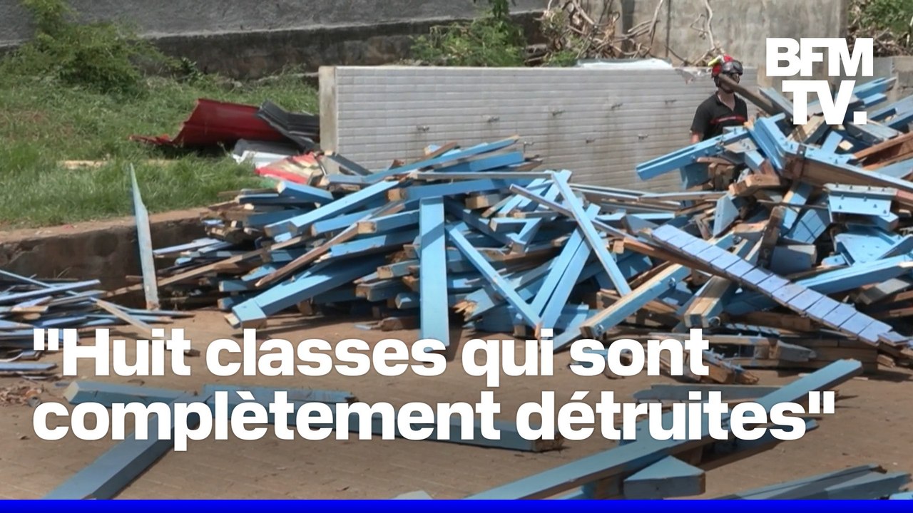 À Mayotte, l'inquiétude du corps enseignant à l'approche de la rentrée scolaire après le passage du cyclone Chido