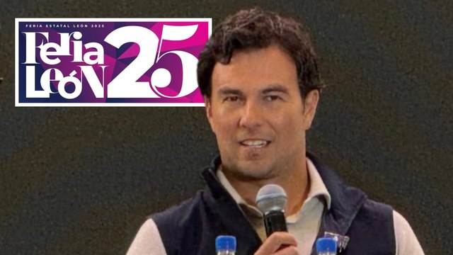 Checo Pérez reaparece en la Feria de León tras su salida de Red Bull: Estoy muy tranquilo