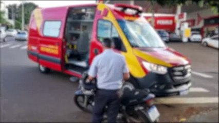 Motociclista fica ferido em acidente no Periolo