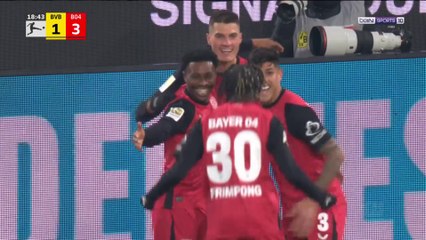 Bundesliga : Le Bayer Leverkusen s'impose dans un match fou à Dortmund.