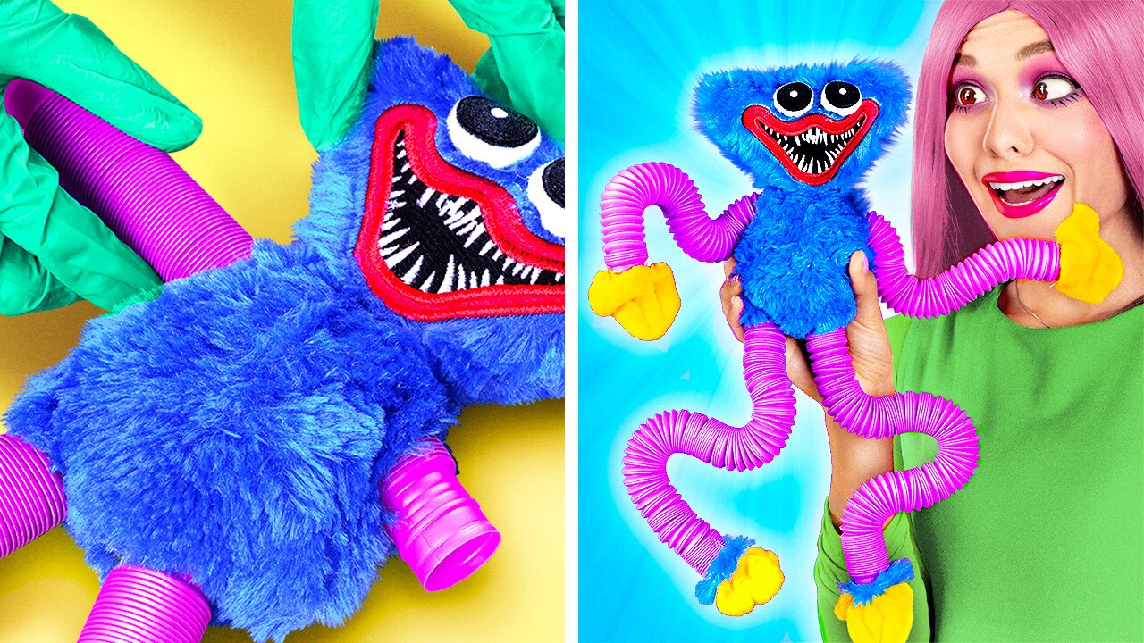 Wow! Huggy Wuggy Has Fidget Arms! 😱 *Cool Gadgets from TikTok*