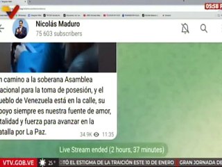 Pueblo venezolano reafirma su apoyo al Presidente Nicolás Maduro