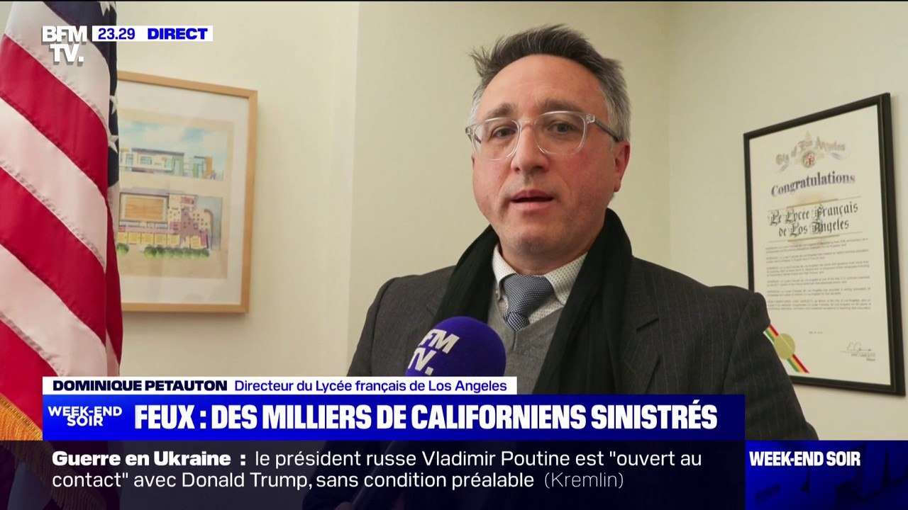"Rester ouvert, c'est important pour nous":  Le directeur du lycée français de Los Angeles témoigne de la solidarité dans la communauté française face aux incendies