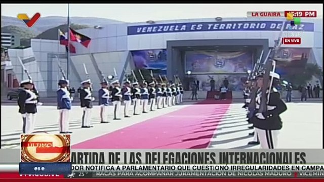 Venezuela despide a la delegación de Antigua y Barbuda que asistió a la juramentación del Pdte. Nicolás Maduro