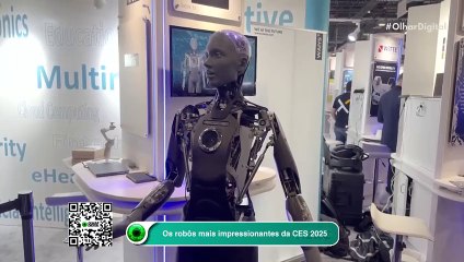 Os robôs mais impressionantes da CES 2025