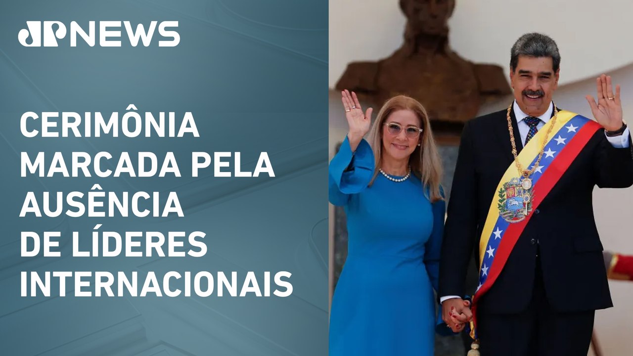 Maduro toma posse após eleições contestadas na Venezuela
