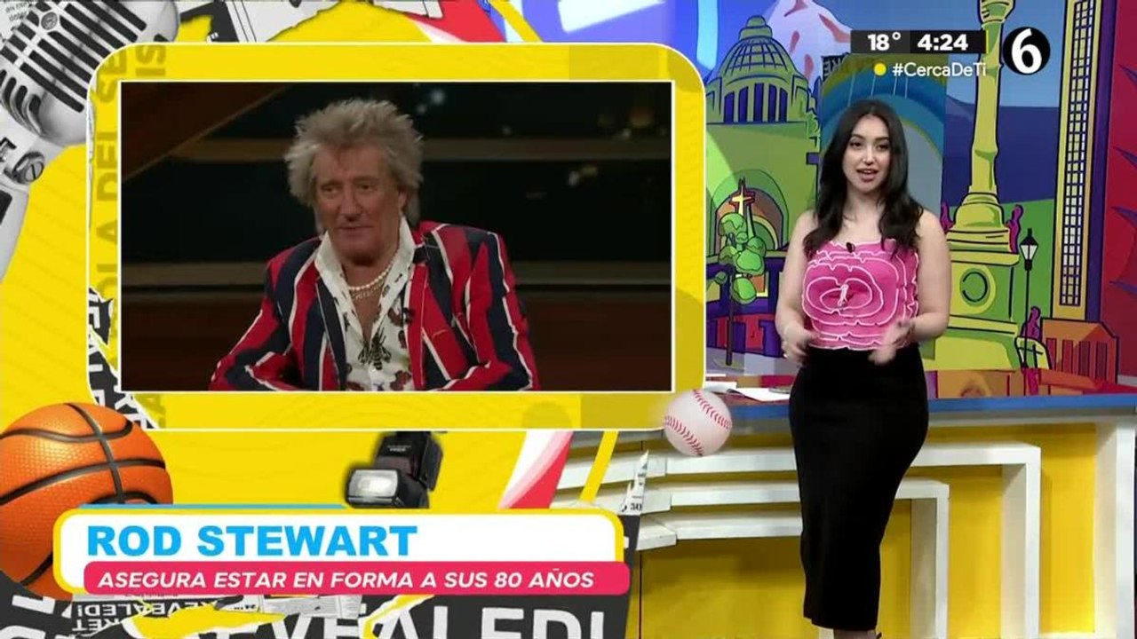 Rod Stewart asegura estar en forma a sus 80 años