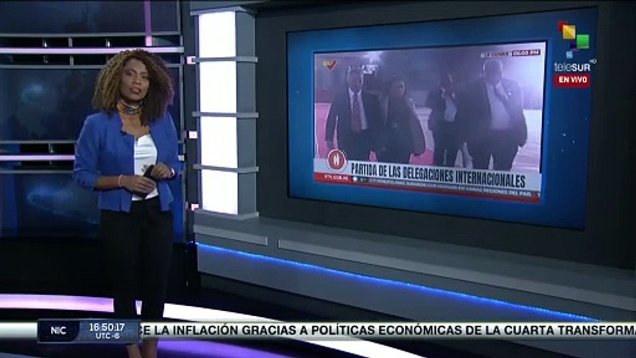 Múltiples delegaciones se despiden tras asistir a la juramentación del Pdte. Nicolás Maduro