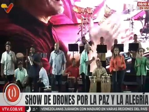 Venezolanos disfrutan de gran concierto en celebración de la juramentación del Pdte. Nicolás Maduro