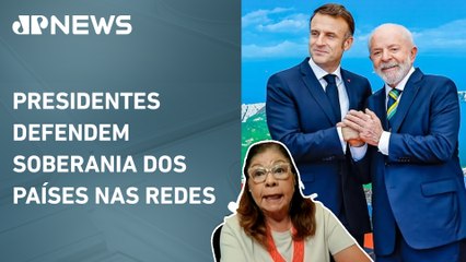 Lula conversa com Macron sobre fim da checagem de dados da Meta; Kramer comenta