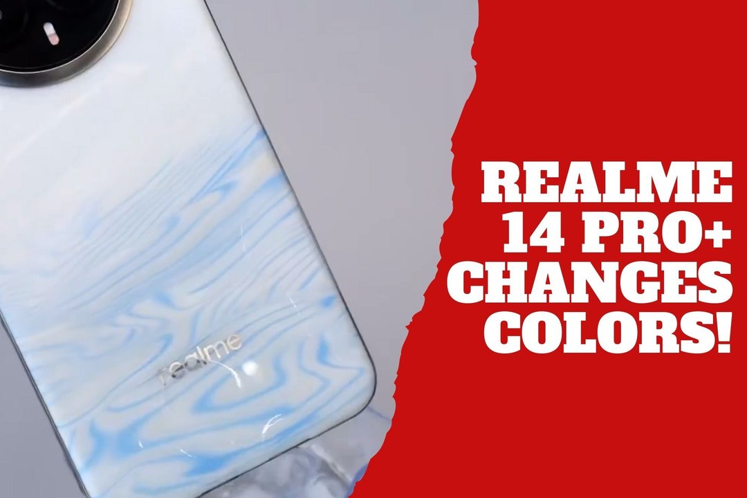 Realme 14 Pro+ wows with temperature-sensitive color-changing tech