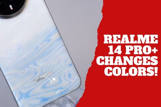 Realme 14 Pro+ wows with temperature-sensitive color-changing tech