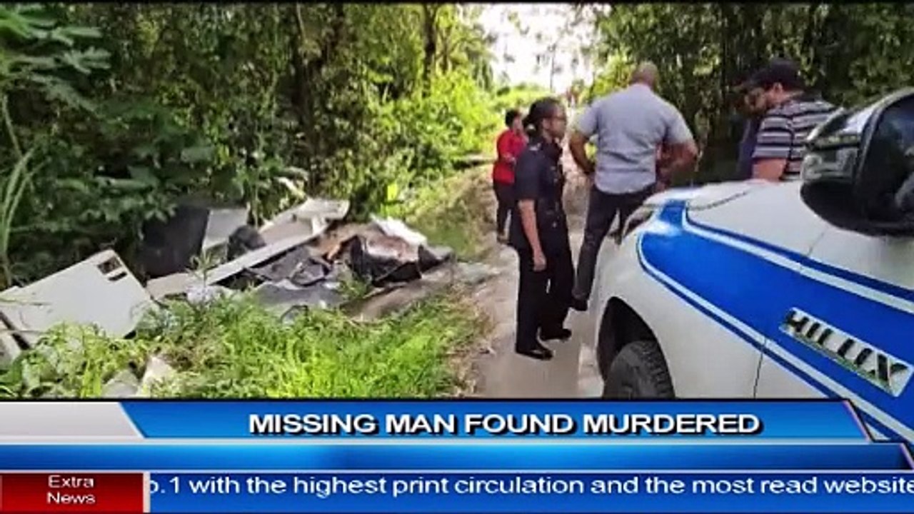 MISSING MAN'S BODY FOUND TIED TO TREE