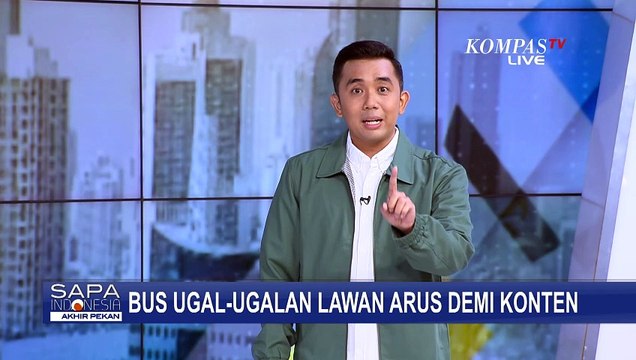 Viral, Sopir Bus Pariwisata Mengemudi Ugal-Ugalan Demi Buat Konten Sosmed!