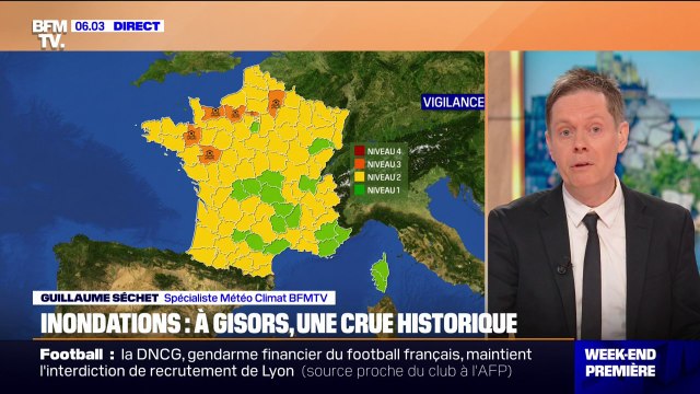 Inondations: un mois de précipitations en trois jours dans les départements concernés