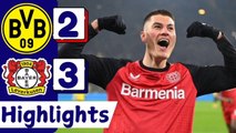 Borussia Dortmund vs Bayer Leverkusen 2-3 | Highlights And Goals | Bundesliga 2025