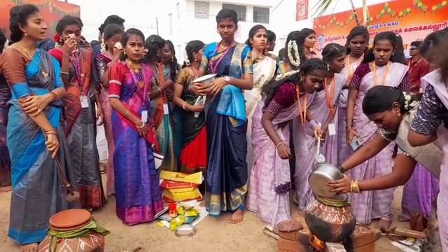 தமிழ் மொழிக்கு என்று சங்கம் அமைத்த கரந்தை தமிழ்ச் சங்கம் தமிழவேள் உமாமகேஸ்வரனார் கரந்தை கலைக் கல்லூரியில் சமத்துவ பொங்கல் விழா
