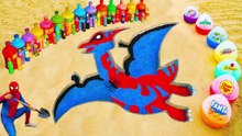 How to make  Flying T-Rex Spiderman with Orbeez, Big Fanta, Coca Cola vs Mentos & Popular Sodas