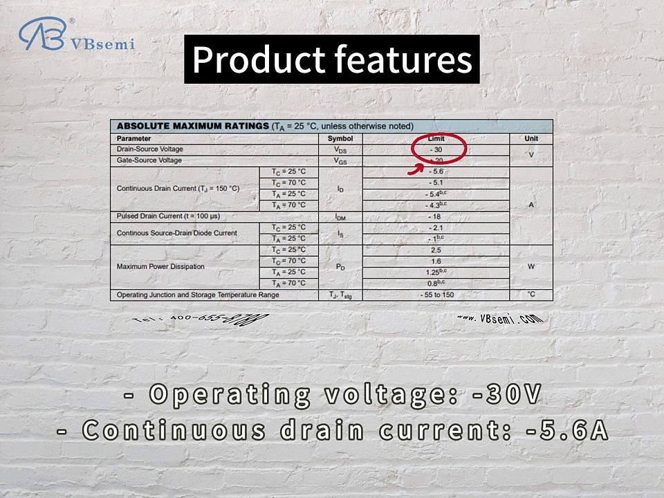 2315GEN-HF-VB is a SOT23 package P-Channel field effect MOS tube
