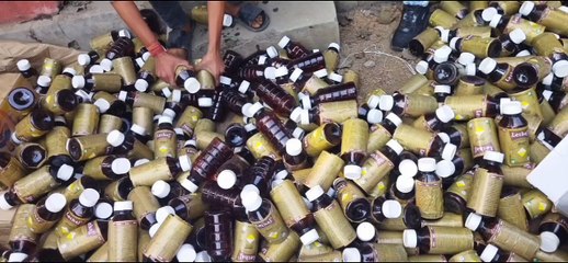 गढ़वा पुलिस ने किया उद्भेदन नकली कीटनाशक दवा बनाने वाली मिनी फैक्ट्री को किया जब्त