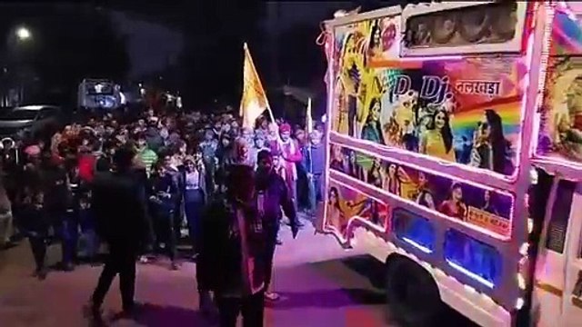 श्री राम मंदिर की प्राण प्रतिष्ठा की वर्षगांठ पर नगर नलखेड़ा में निकली संकीर्तन यात्रा बड़ी संख्या में भक्त जन रहे शामिल भंडारे के साथ महाआरती का होगा आयोजन