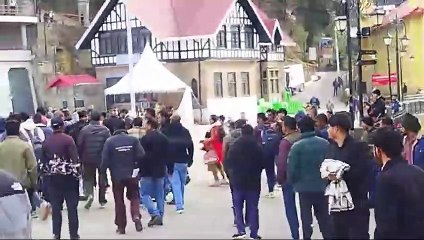 शिमला के रिज मैदान पर  पर्यटकों का हुड़दंग, स्थानीय लोगों से मारपीट,वीडियो वायरल