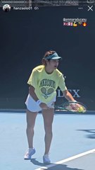 Emma practicing at the AO