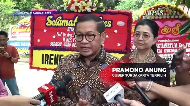 Janji Pramono Anung di Hari Pertama Dilantik jadi Gubernur Jakarta: Urus KJP hingga Keliling Daerah