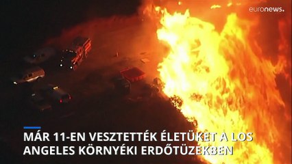 Tizenegyre emelkedett a kaliforniai tűzvész halálos áldozatainak a száma