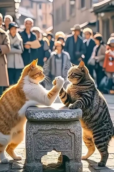 Cat funny video