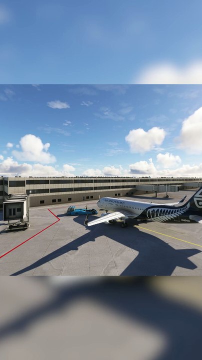 Passenger Boarding Bridge Air New Zealand A320neo at Narita International Airport (NRT), Tokyo, Japan