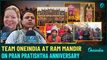 On Ram Lalla's Pran Pratishtha anniversary, CM Yogi prays at Ram Mandir; OneIndia Ayodhya Exclusive