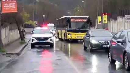 İstanbul- Sarıyer’de karşı şeride geçen kamyon otomobile çarptı; 3 yaralı